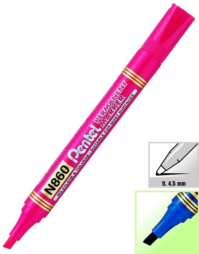 POPISOVAČ PENTEL N860, modrý