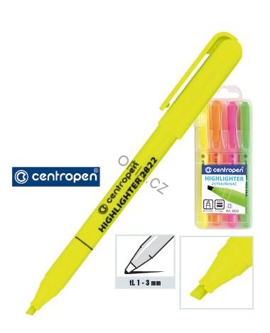 Zvýrazňovač CENTROPEN 2822, zelený