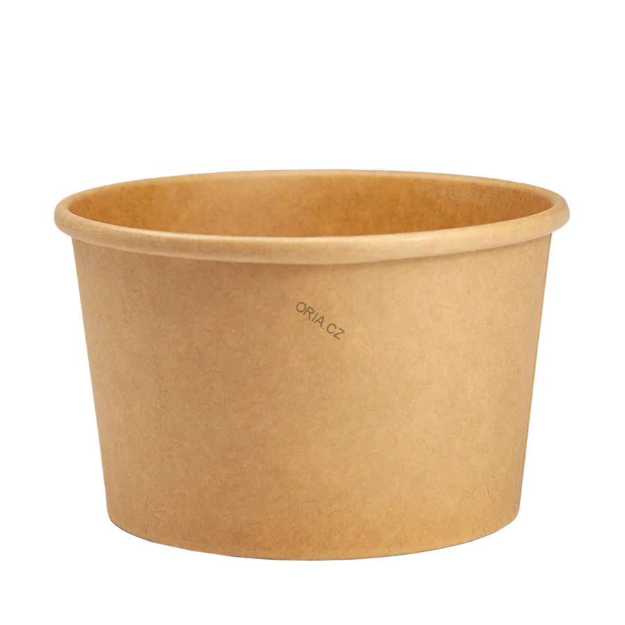 Papírový kelímek kraft ECO / 230ml 8oz, 98x81x60 mm