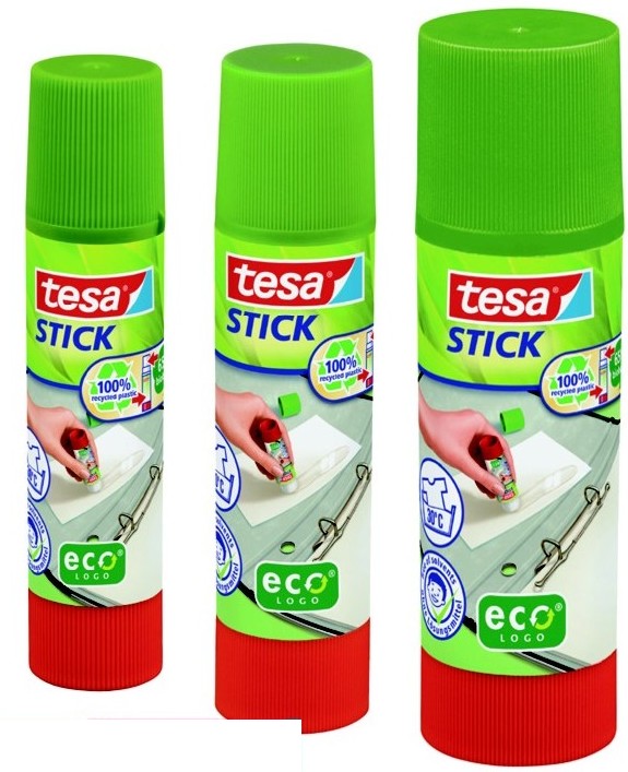 Lepící tyčinka Tesa, 10g, zeleno-červené