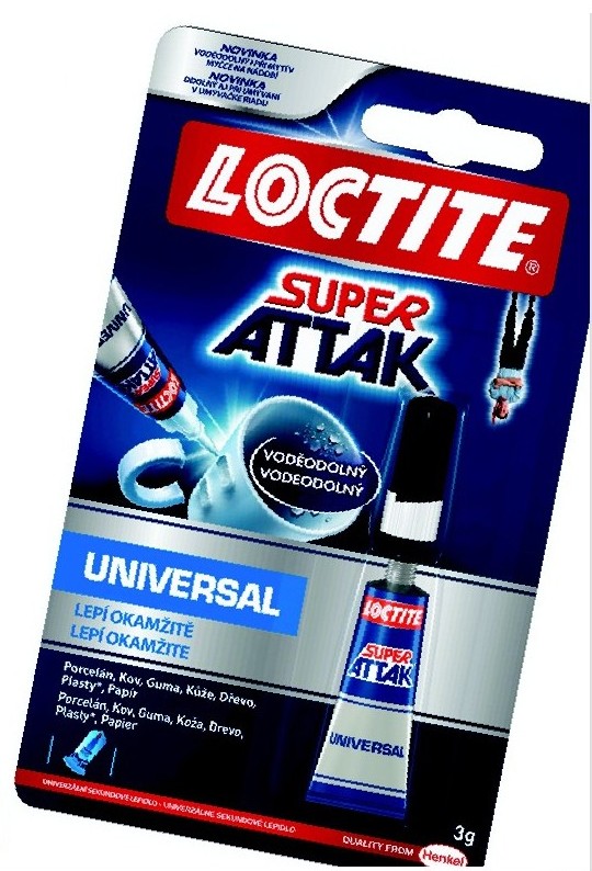 Lepidlo VTEŘINOVÉ LOCTITE SUPER ATTAK 3g