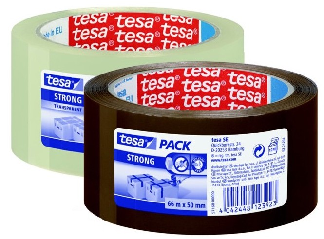Lepící páska TESA, NEHLUČNÁ 48 mm / 66 m, hnědá
