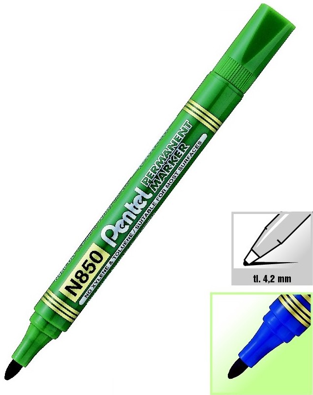 POPISOVAČ PENTEL N850, zelený