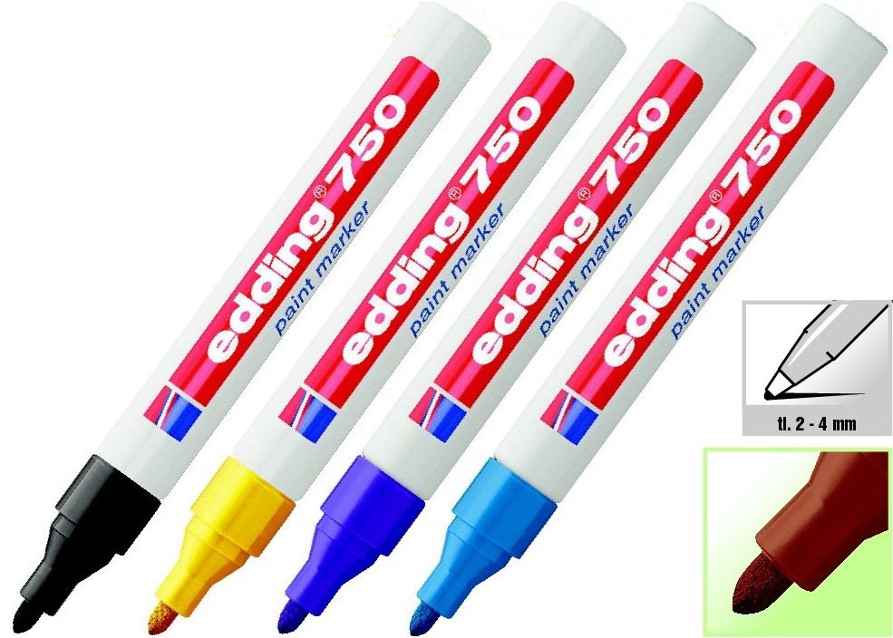 Popisovač EDDING 750 zlatý