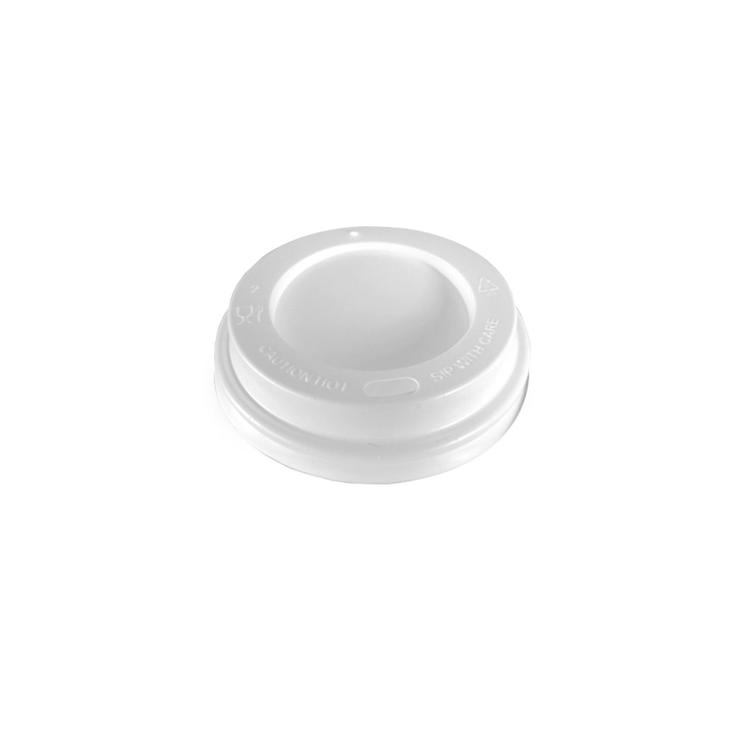 Víčko vypouklé pro kelímky Ø 80mm (100ks)