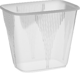 Miska hranatá průhledná PP 500 ml (100ks)