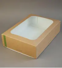 Bio papírová krabička na sendviče standart 31 x 22.5 x 8.2 cm