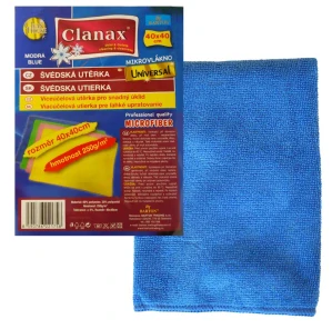 Švédská utěrka UNIVERSAL 40x40, 250g modrá
