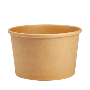 Papírový kelímek kraft ECO / 230ml 8oz, 98x81x60 mm
