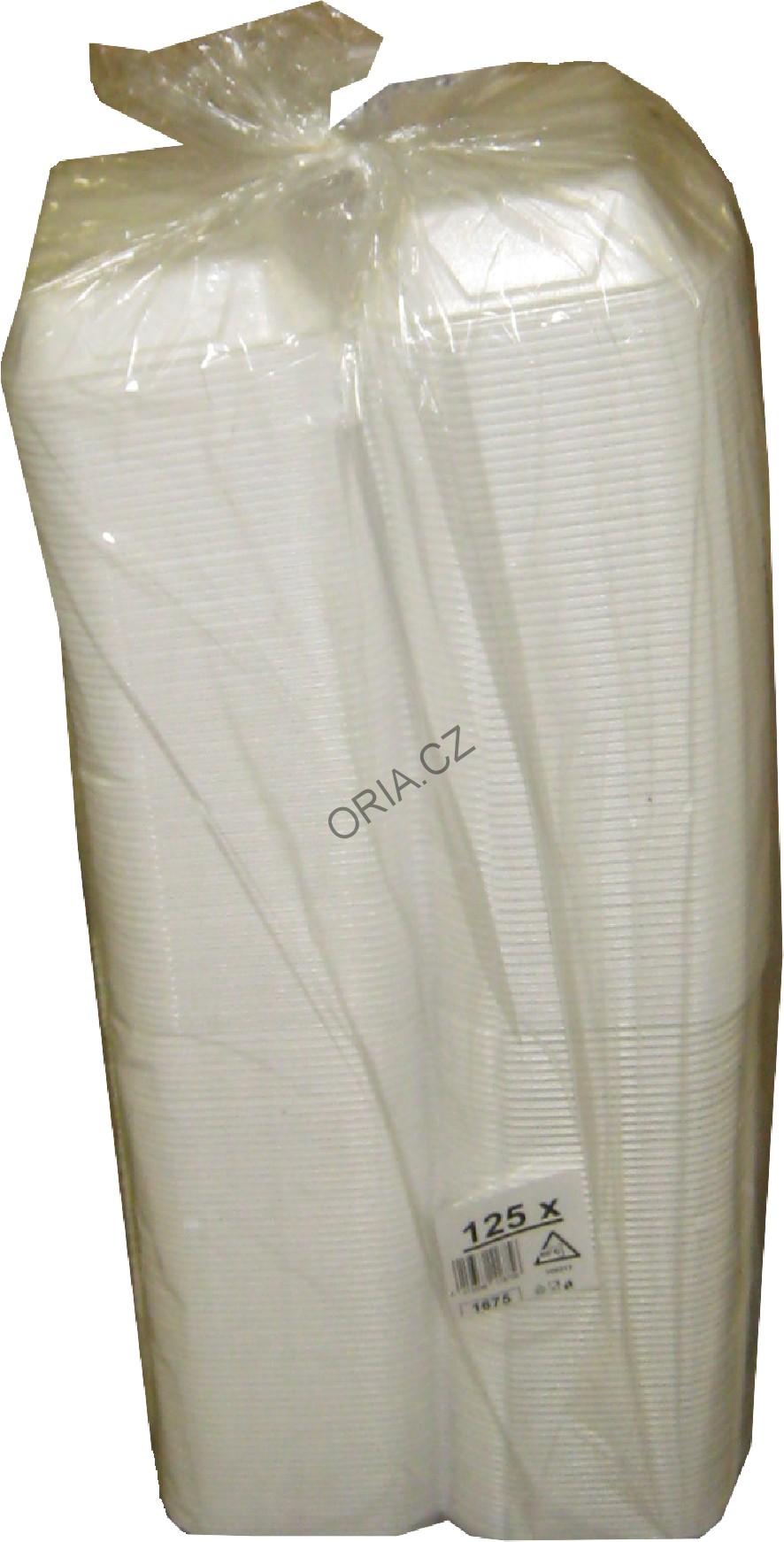 Menu box bílý ,, Lunch box" (125ks)