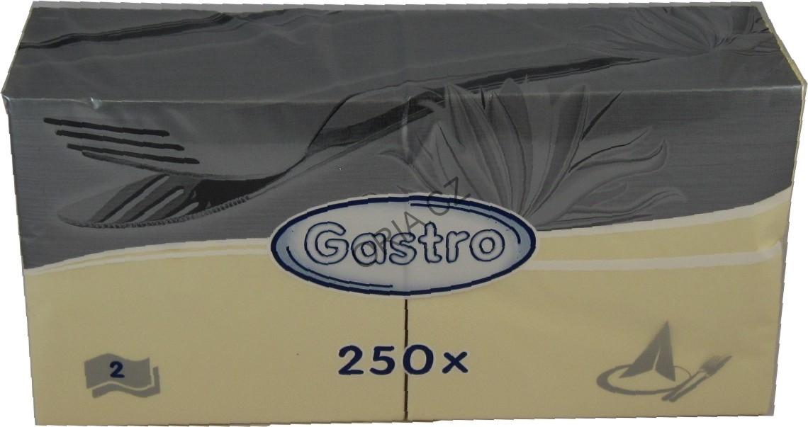 Ubrousky 33x33, 2-vrstvé, béžové (250ks)