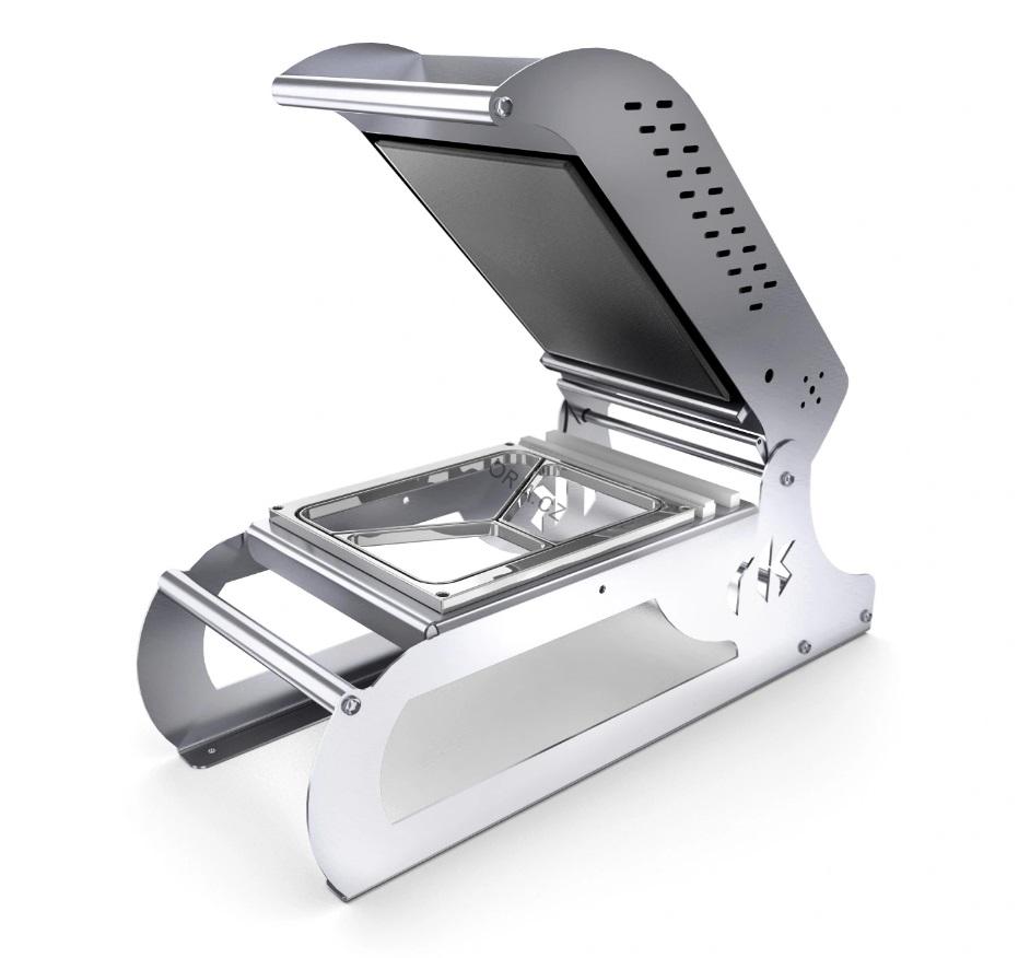 Zatavovací stroj CHEFFY, RK-Z 1900, v sadě matrice pro dvoudílnou misku 227x178,(RK-Z1900)