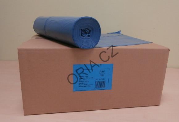 Pytel 700x1100mm,40mi, modrý, 120l (25ks)