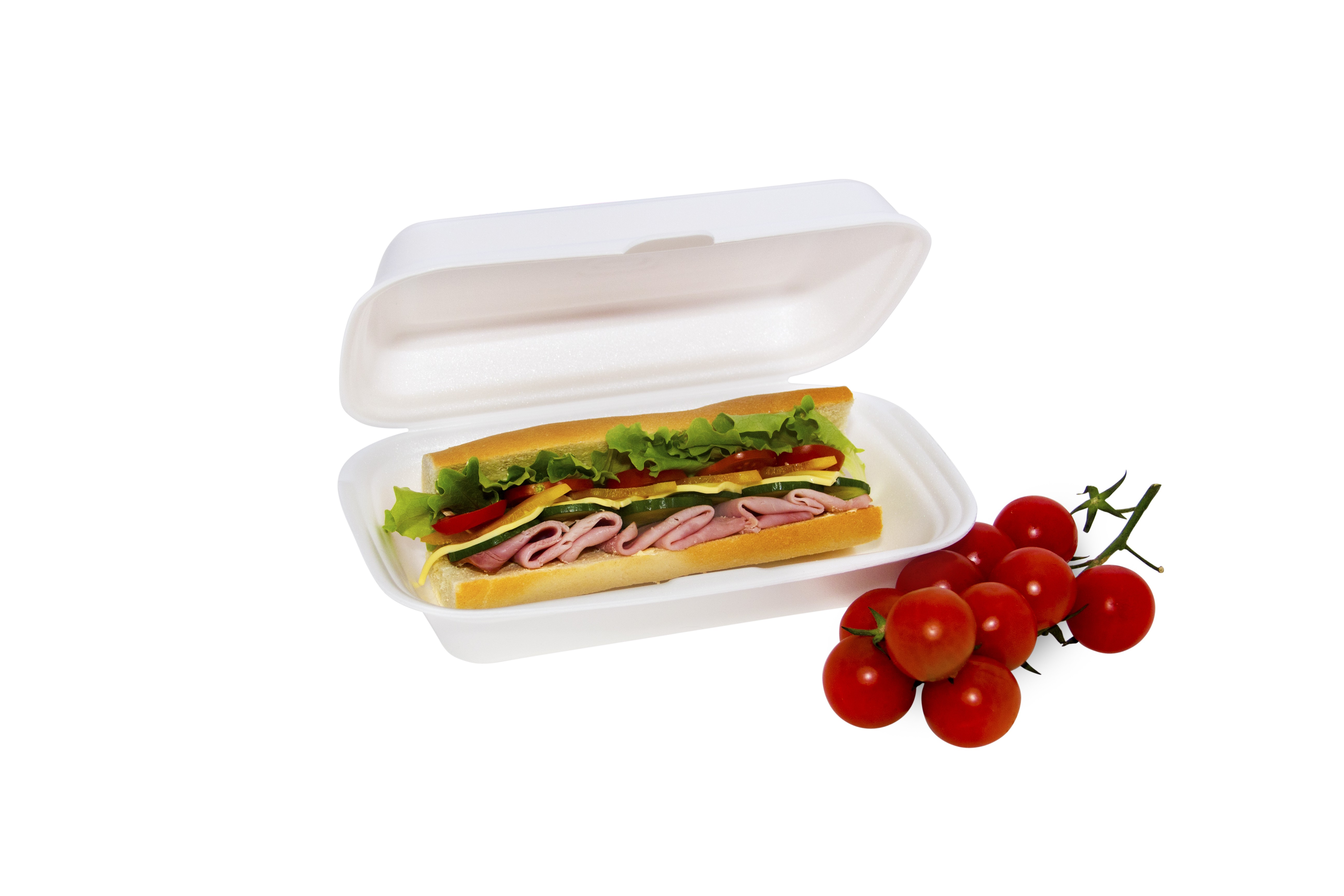 Menu box bílý ,, Lunch box" (125ks)